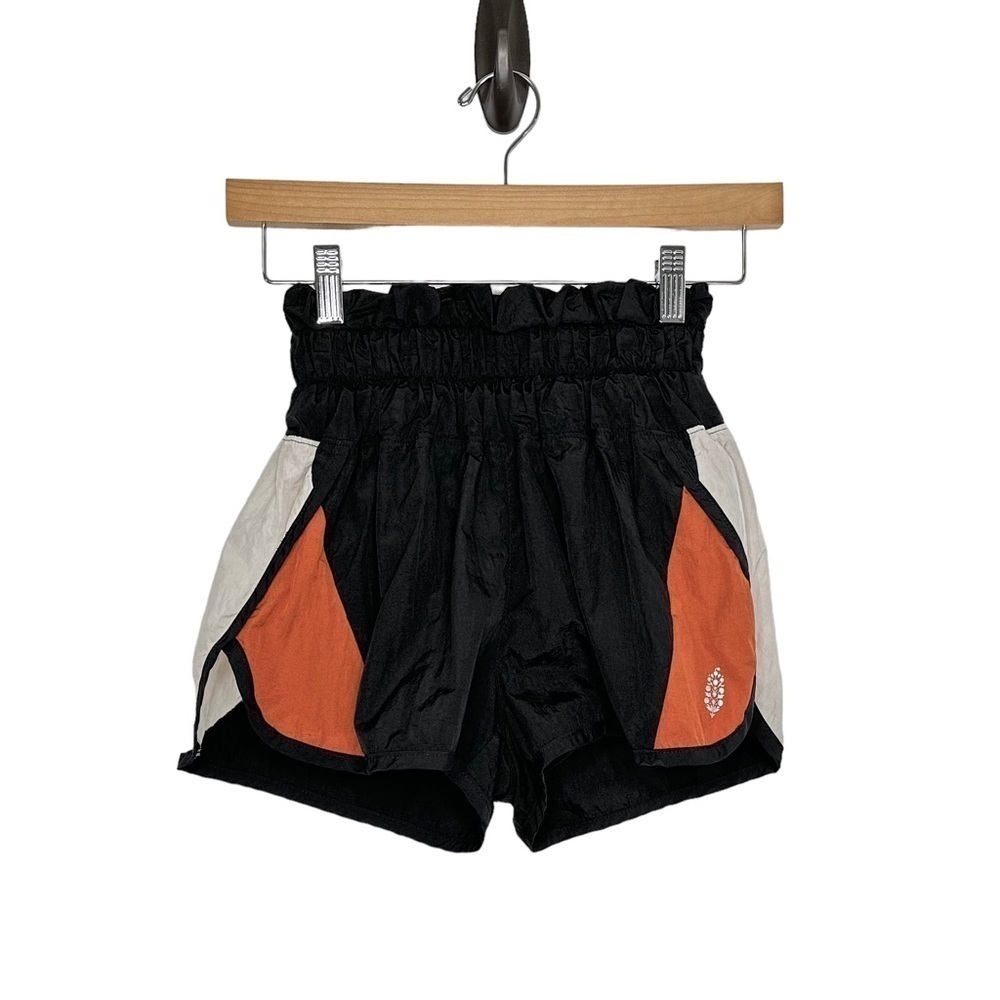 Free People Movement Womens The Way Home High Rise Athletic Shorts XS Colorblock